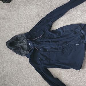 Hollister button down hoodie